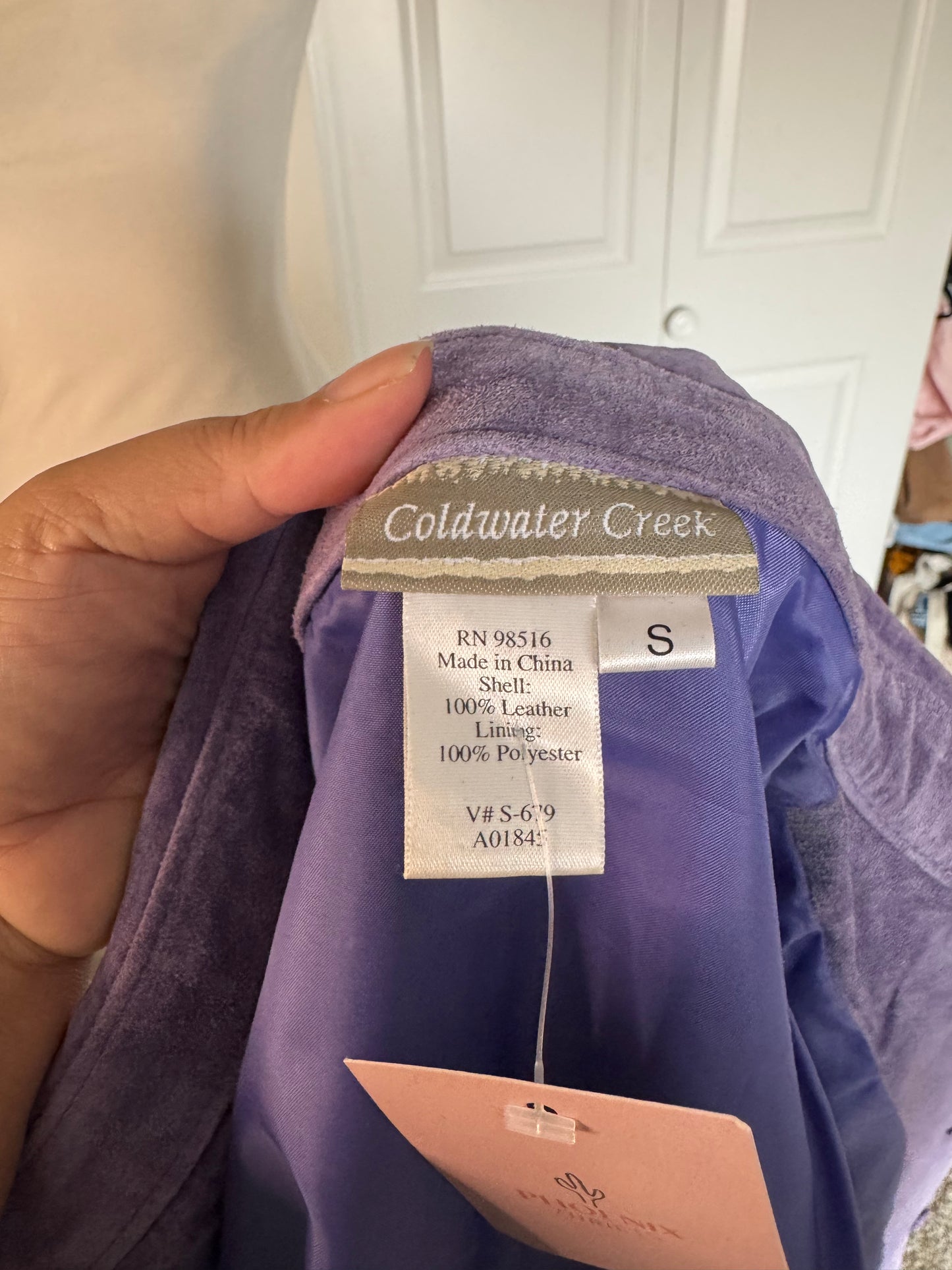 Purple Suede Jacket (S)