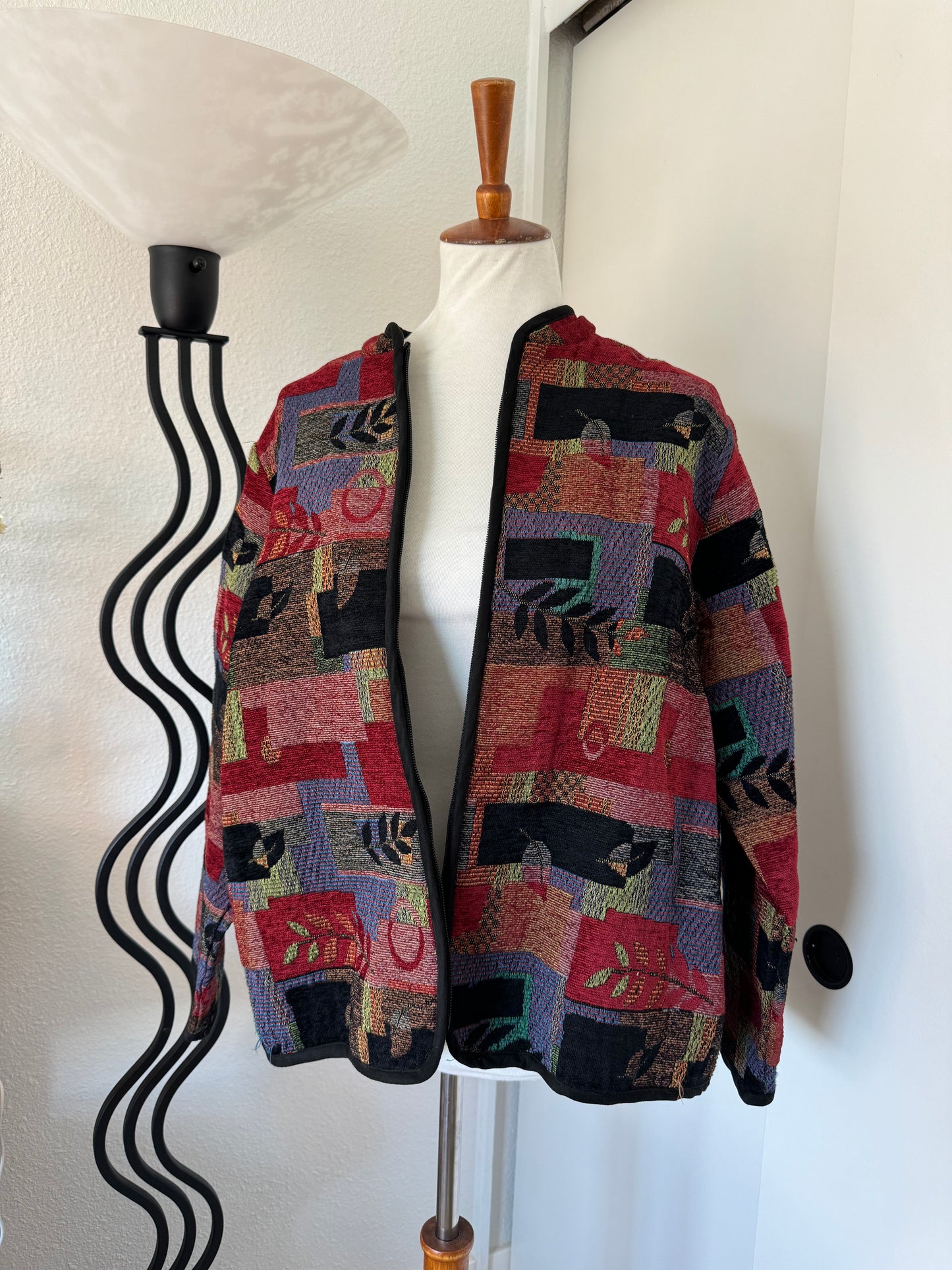 Vintage Fall Leaves Coat (1X)