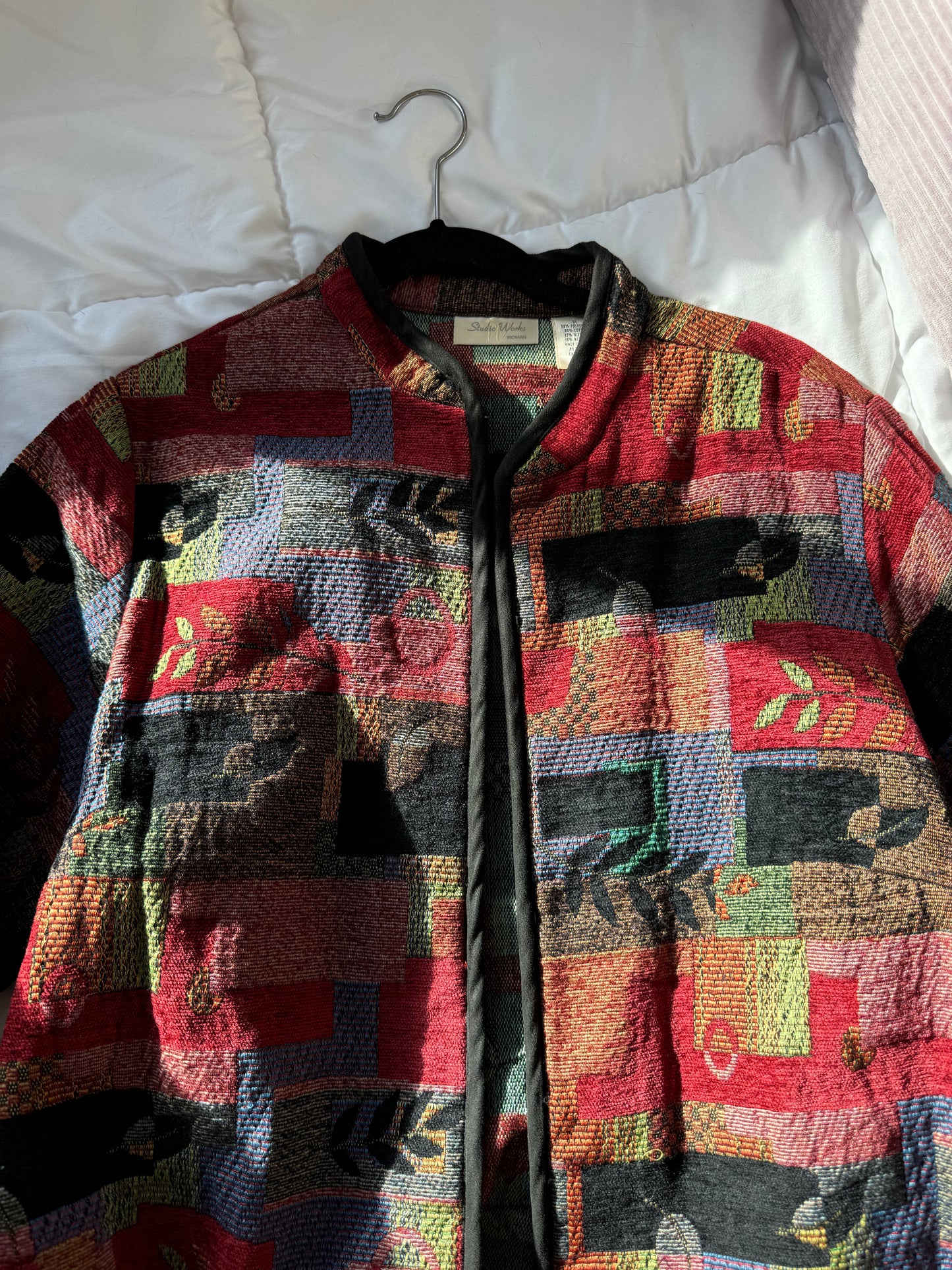 Vintage Fall Leaves Coat (1X)