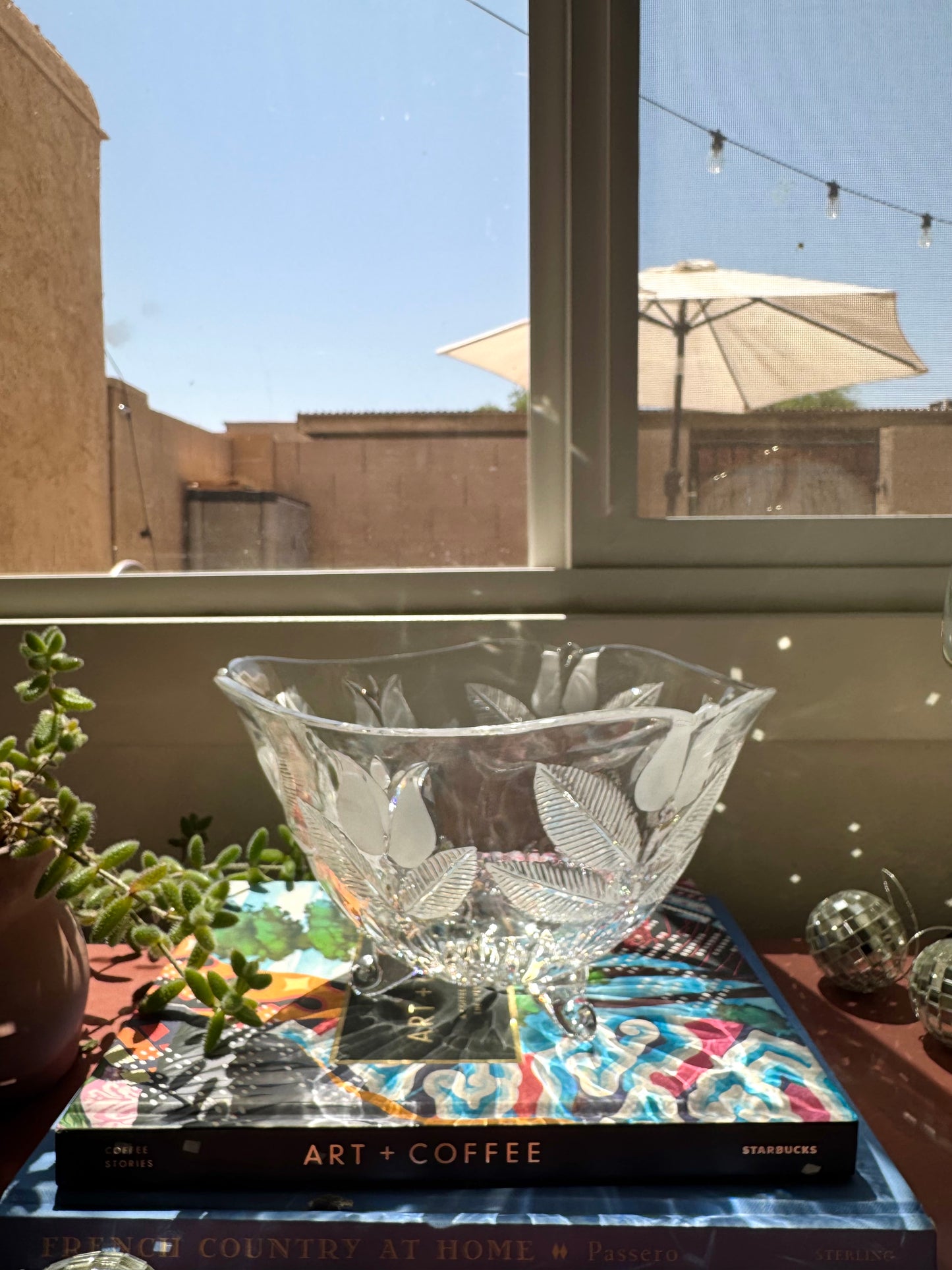 Crystal Tulip Bowl