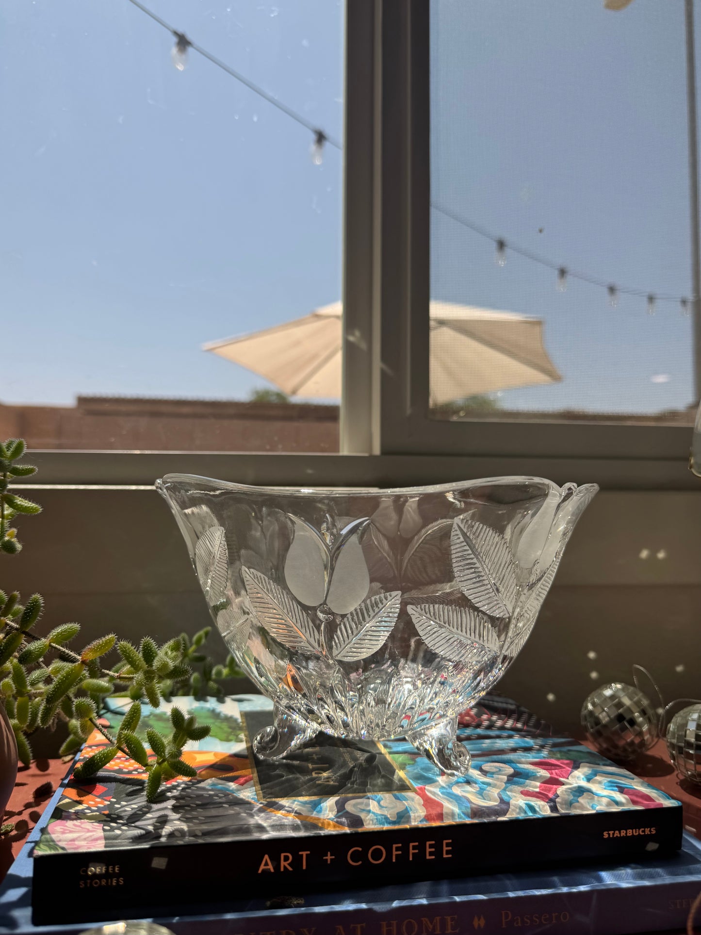 Crystal Tulip Bowl