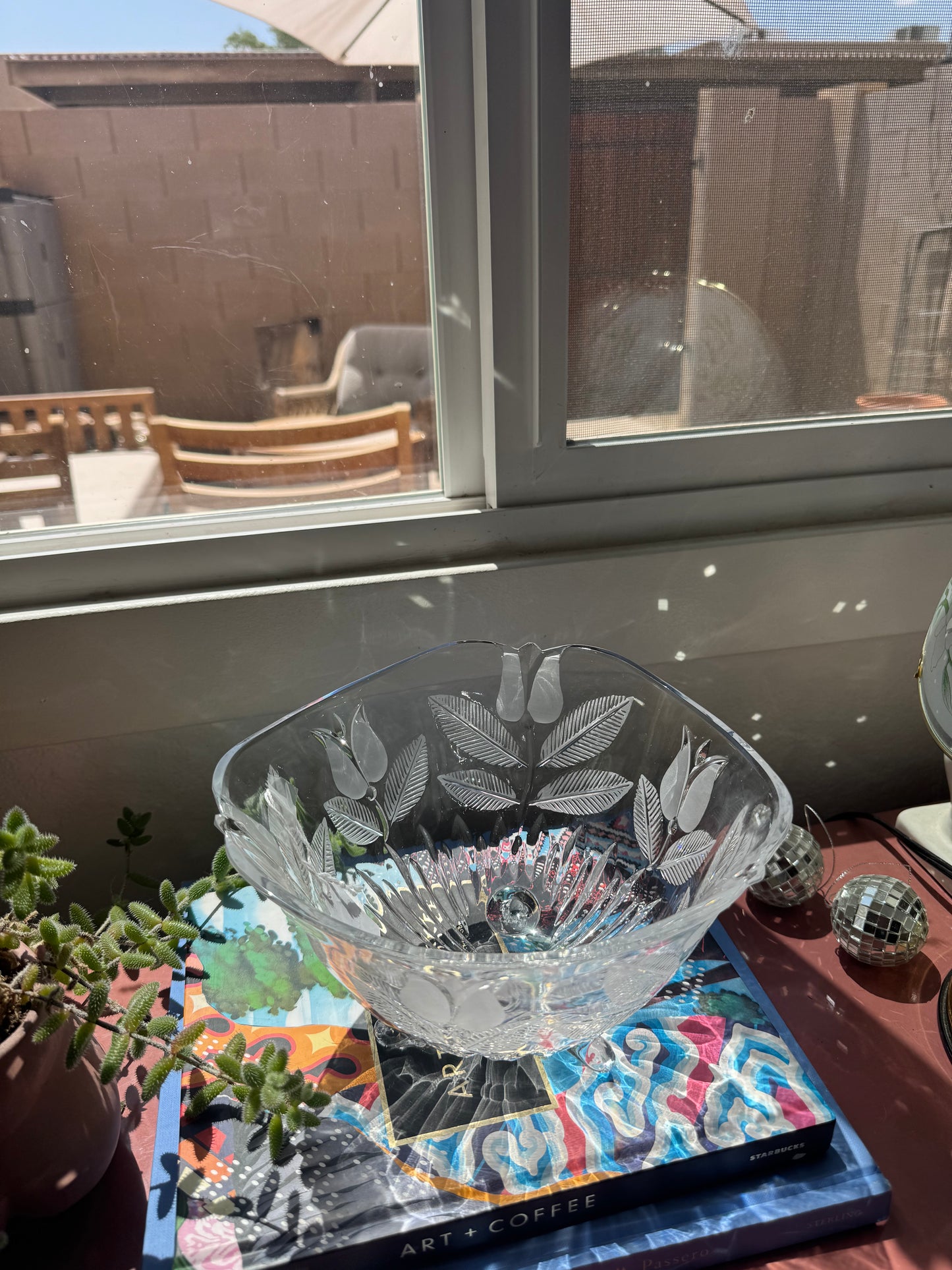 Crystal Tulip Bowl