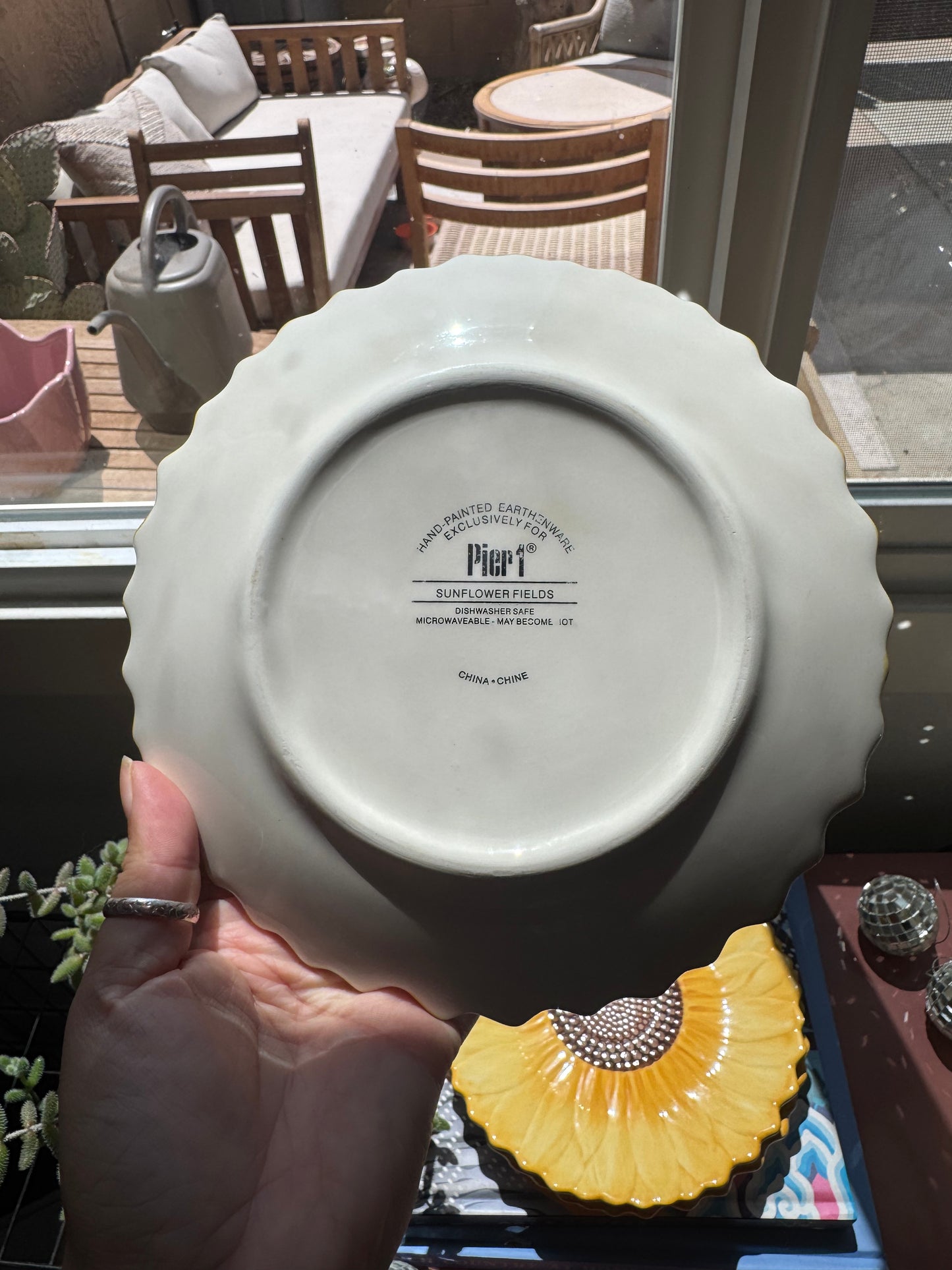 Sunflower Plates, set of 3