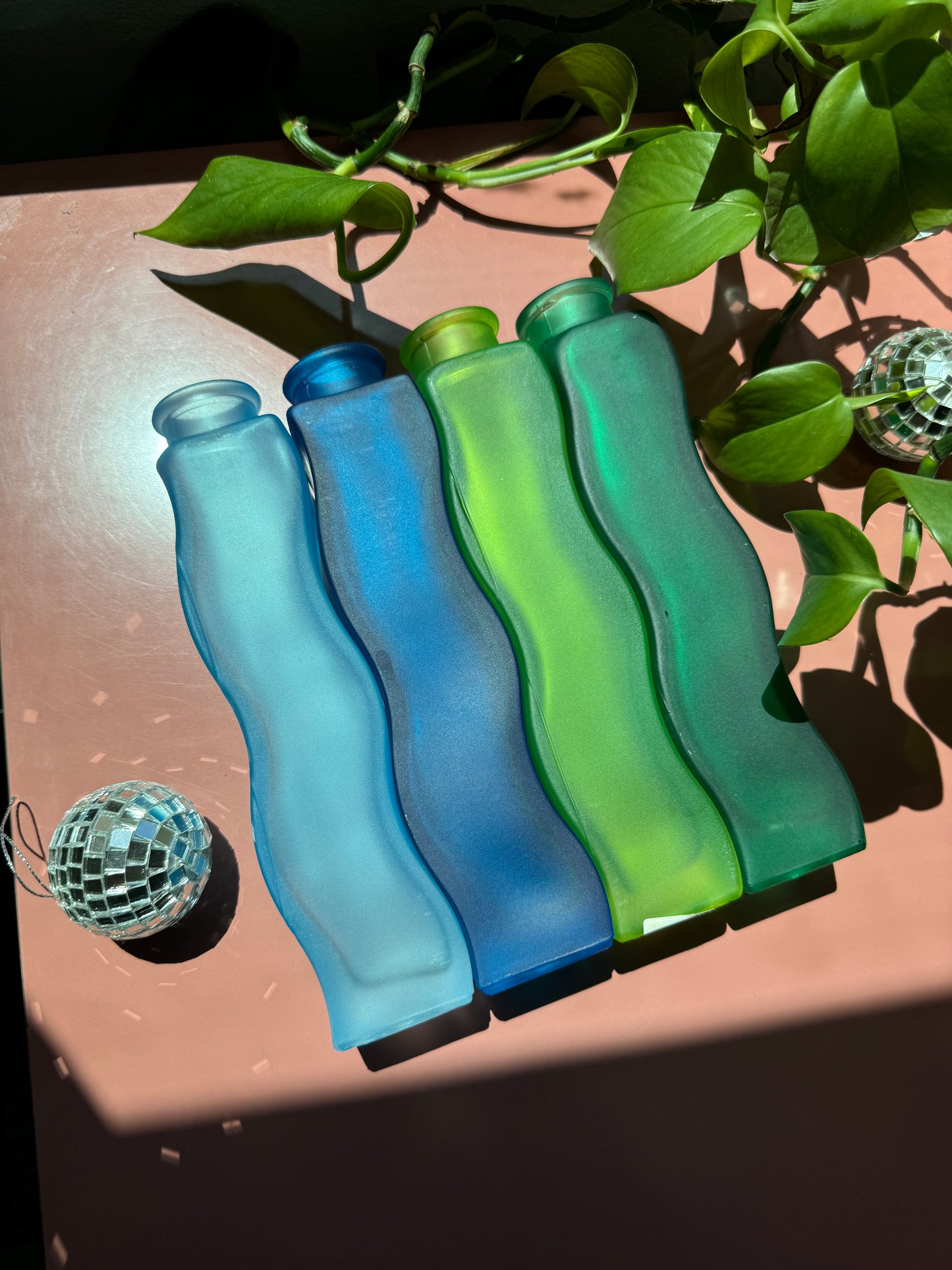 Vintage IKEA Skämt Wavy Vases