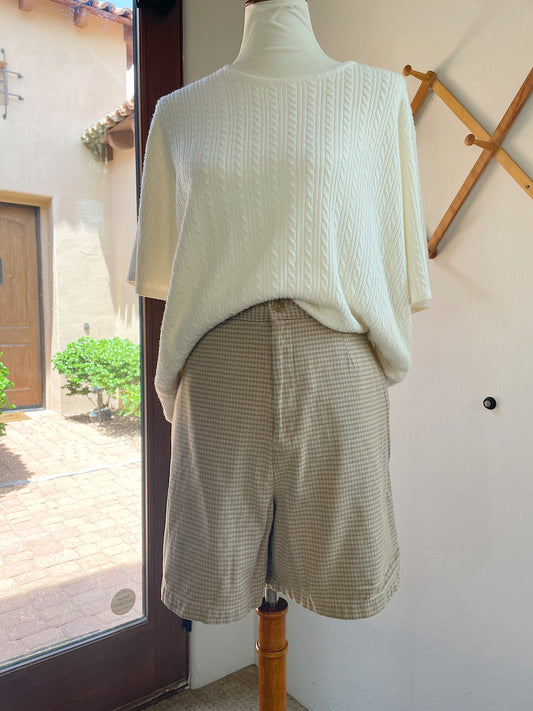 Vintage Herringbone Shorts (L)