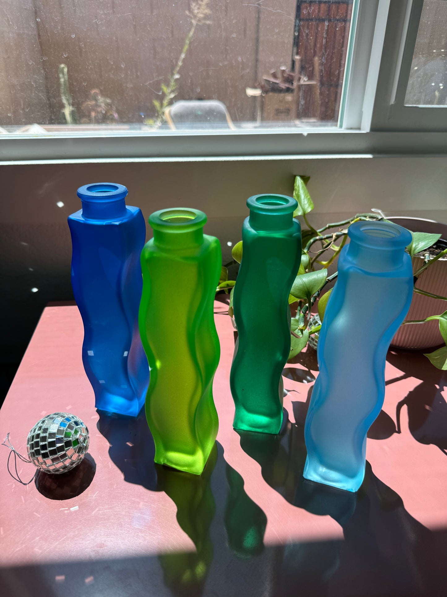 Vintage IKEA Skämt Wavy Vases