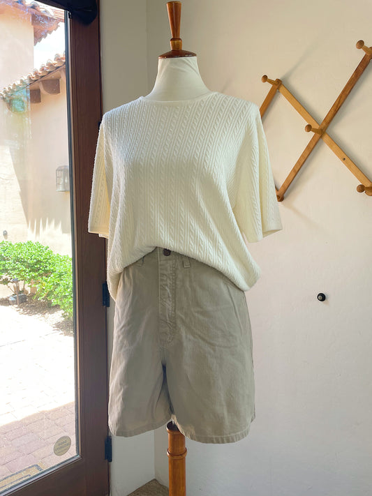 Vintage Lee Khaki Shorts (L)