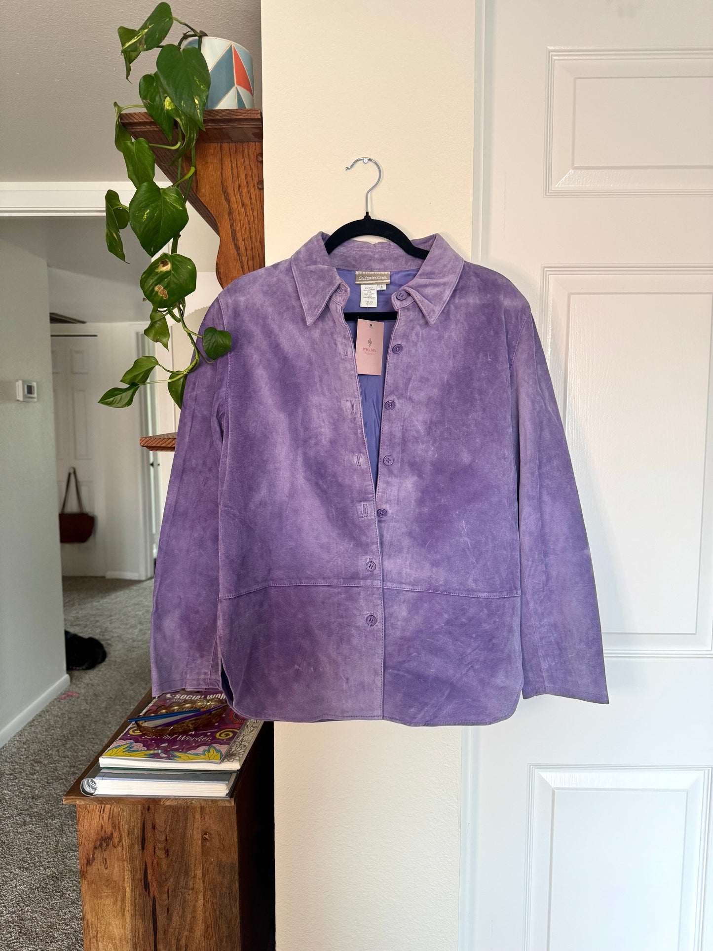 Purple Suede Jacket (S)