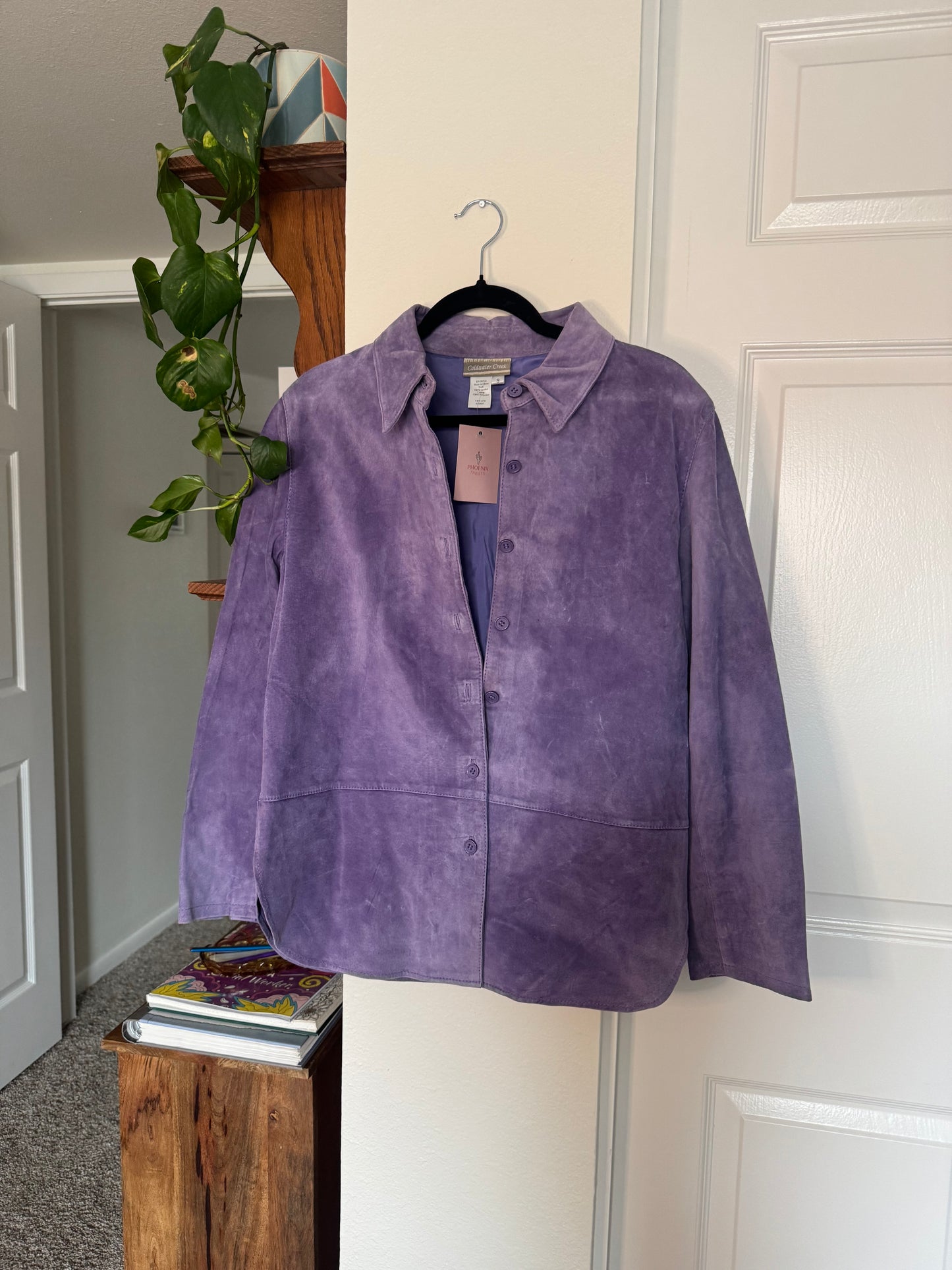 Purple Suede Jacket (S)