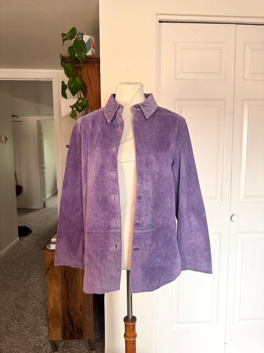 Purple Suede Jacket (S)
