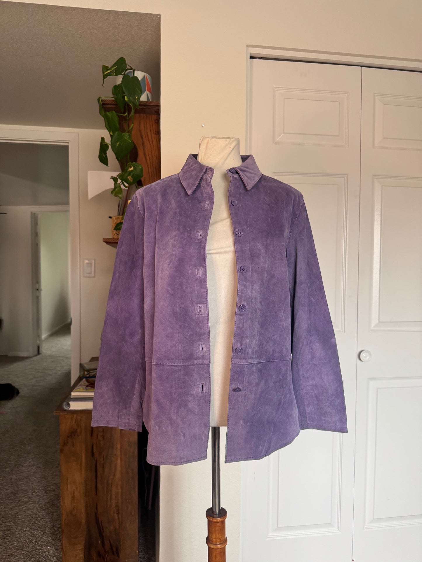 Purple Suede Jacket (S)