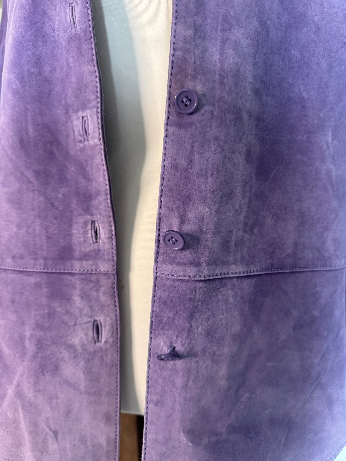 Purple Suede Jacket (S)