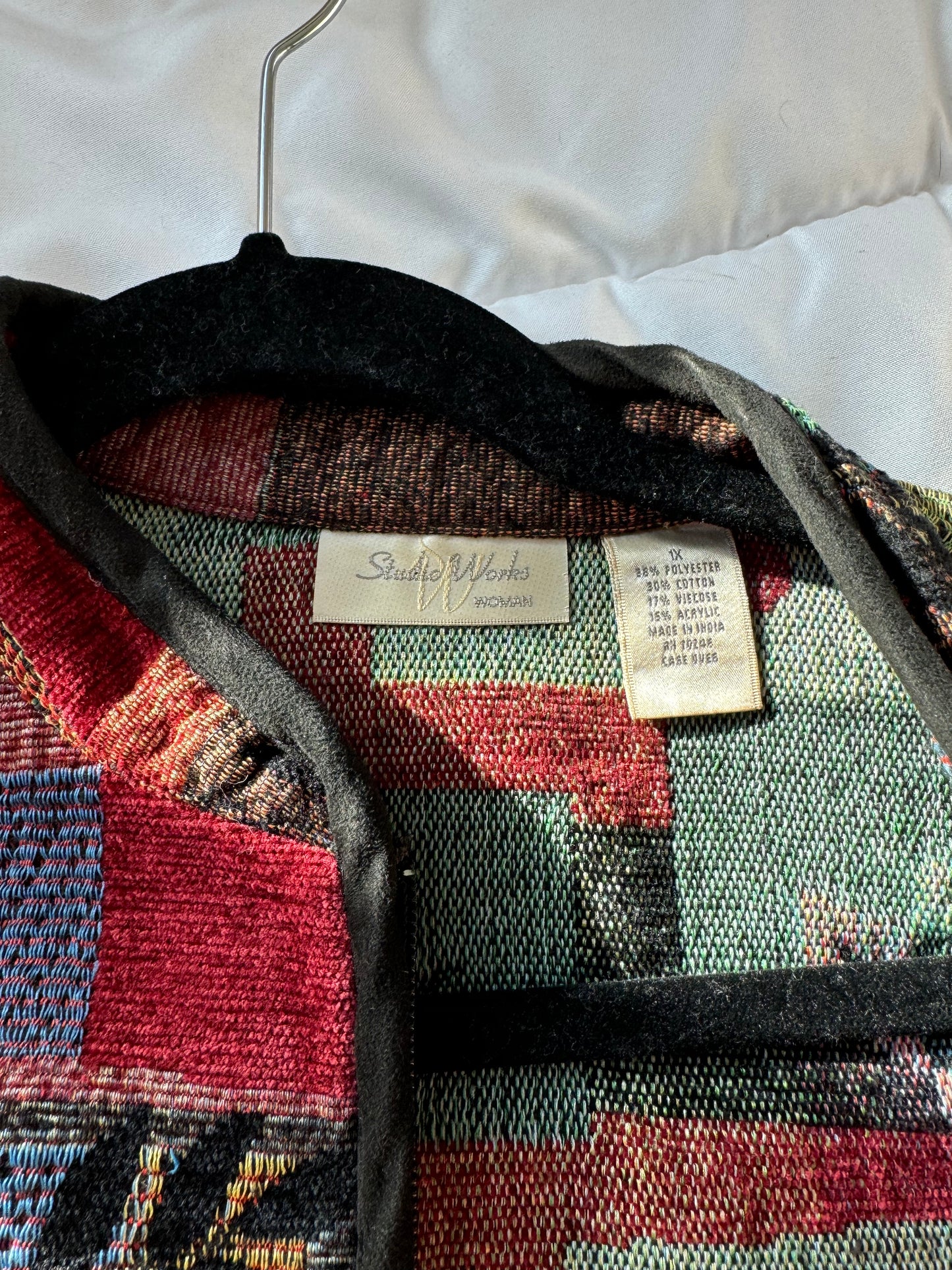 Vintage Fall Leaves Coat (1X)