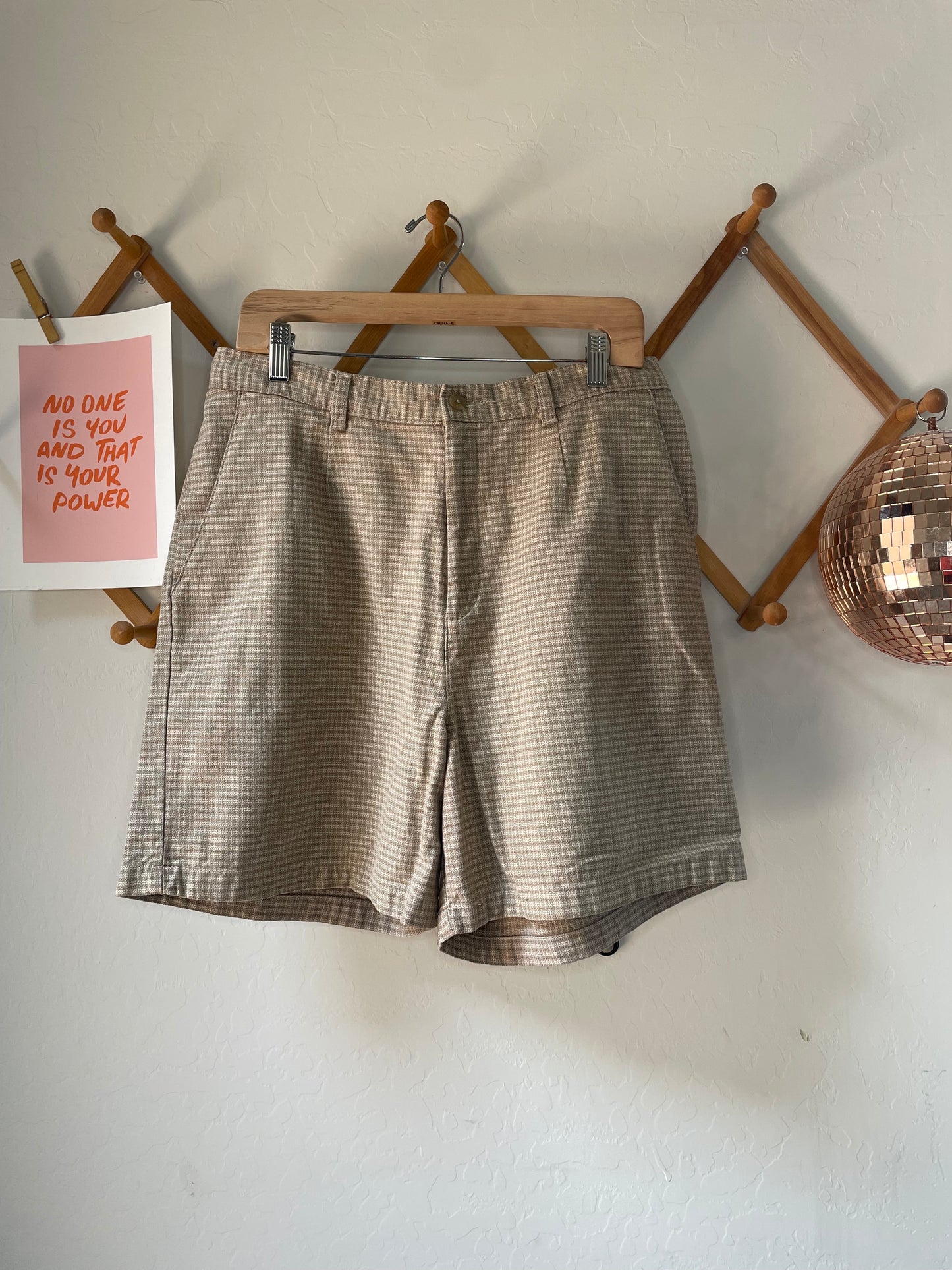 Vintage Herringbone Shorts (L)