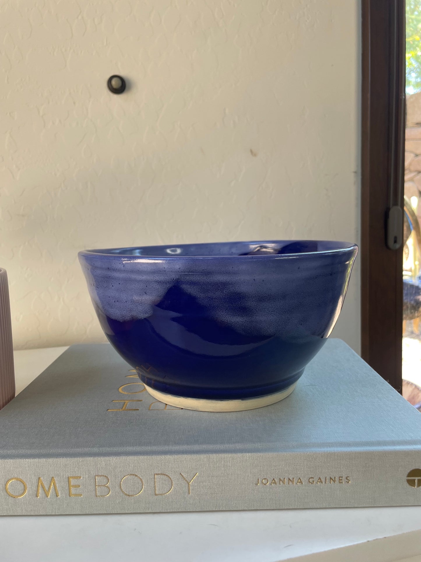 Blue Handmade Pottery Bowl