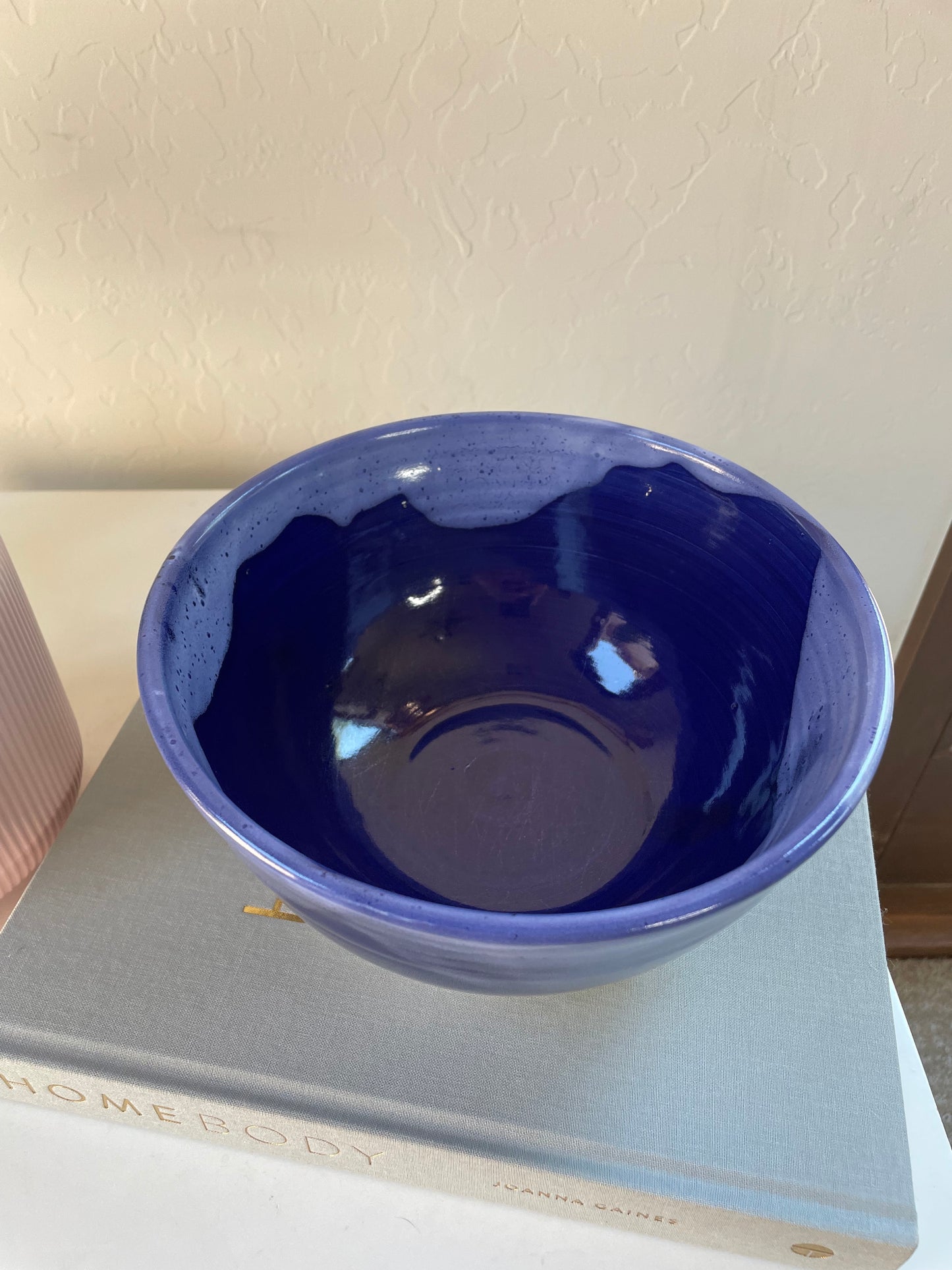 Blue Handmade Pottery Bowl