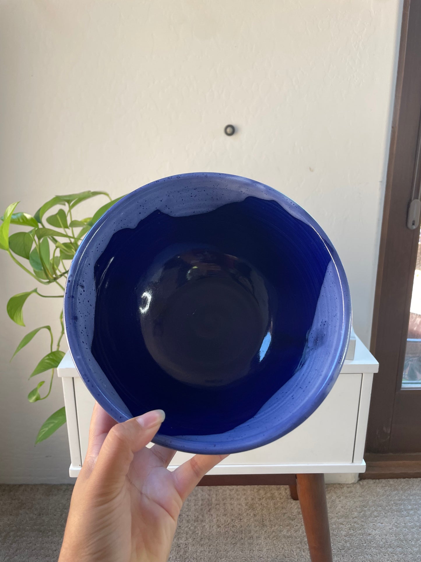 Blue Handmade Pottery Bowl