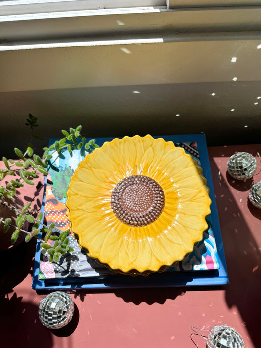 Sunflower Plates, set of 3