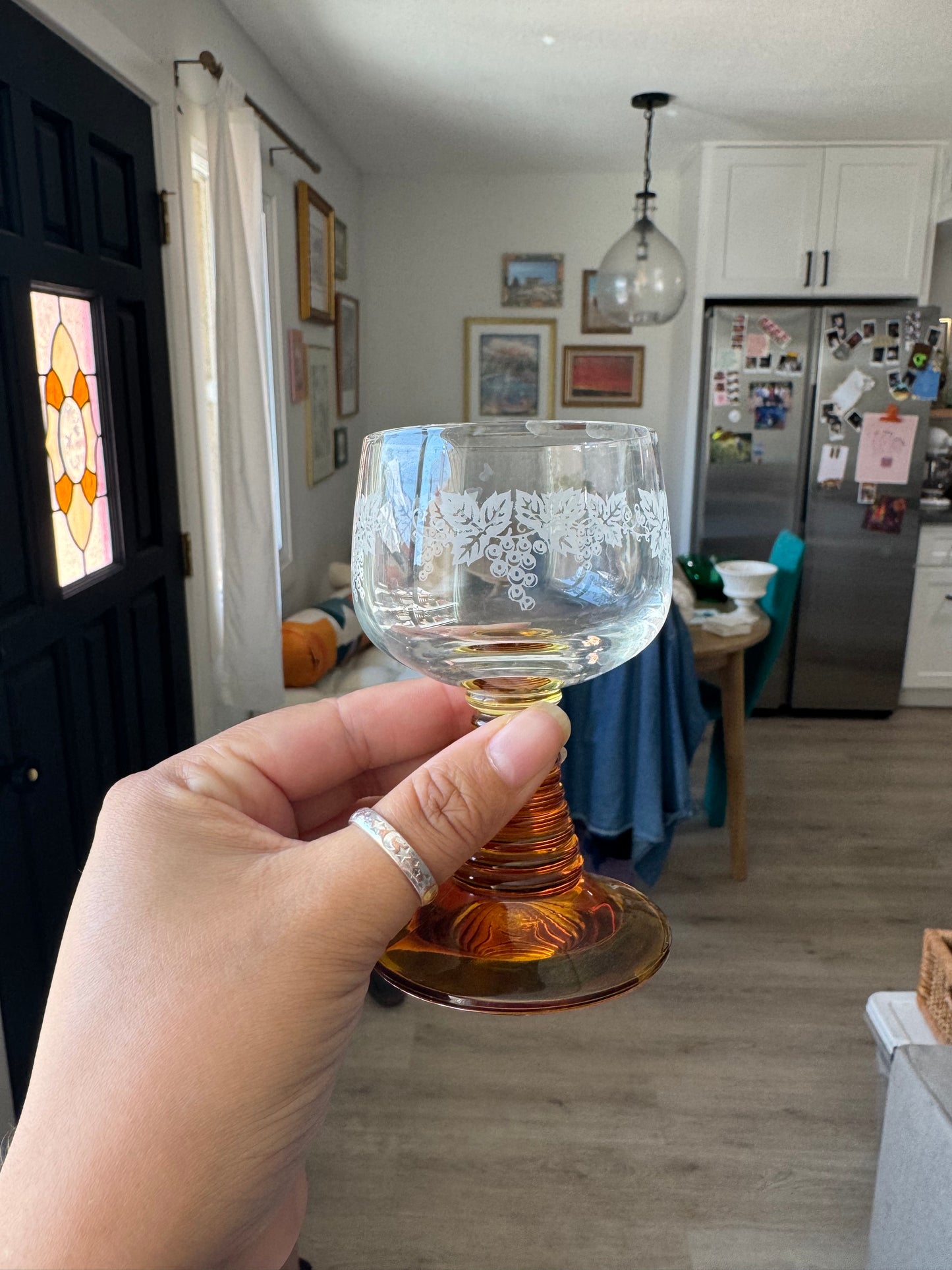 Amber Wine Glasses (3-6 available)