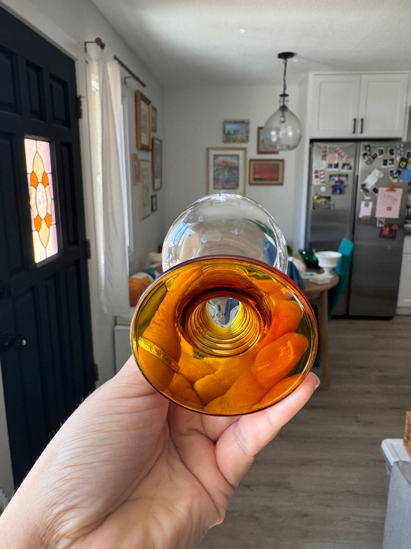 Amber Wine Glasses (3-6 available)