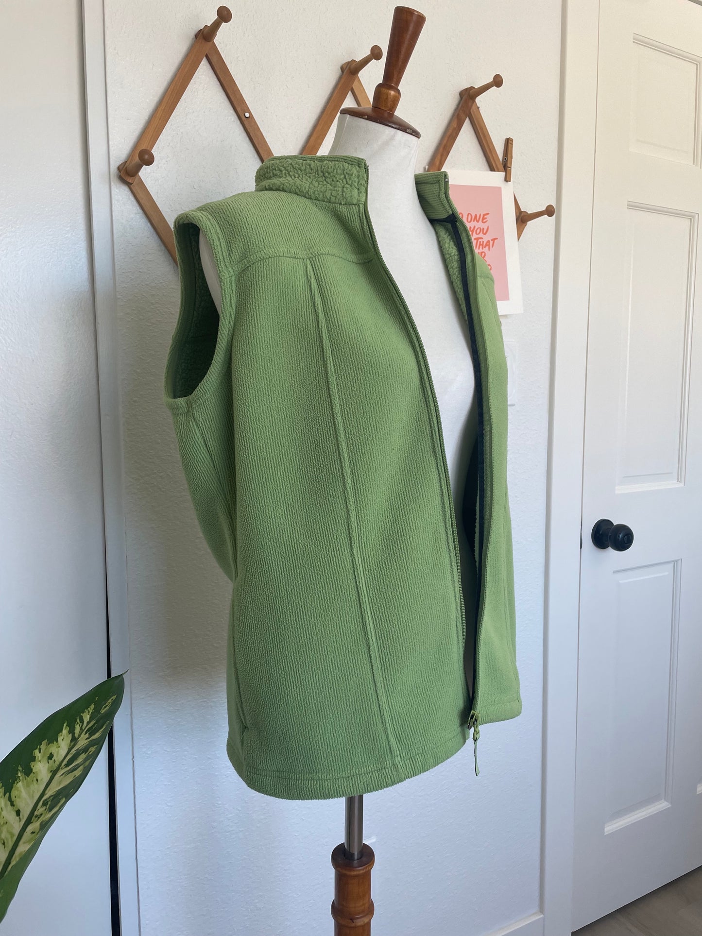 Green Fleece Vest (L)