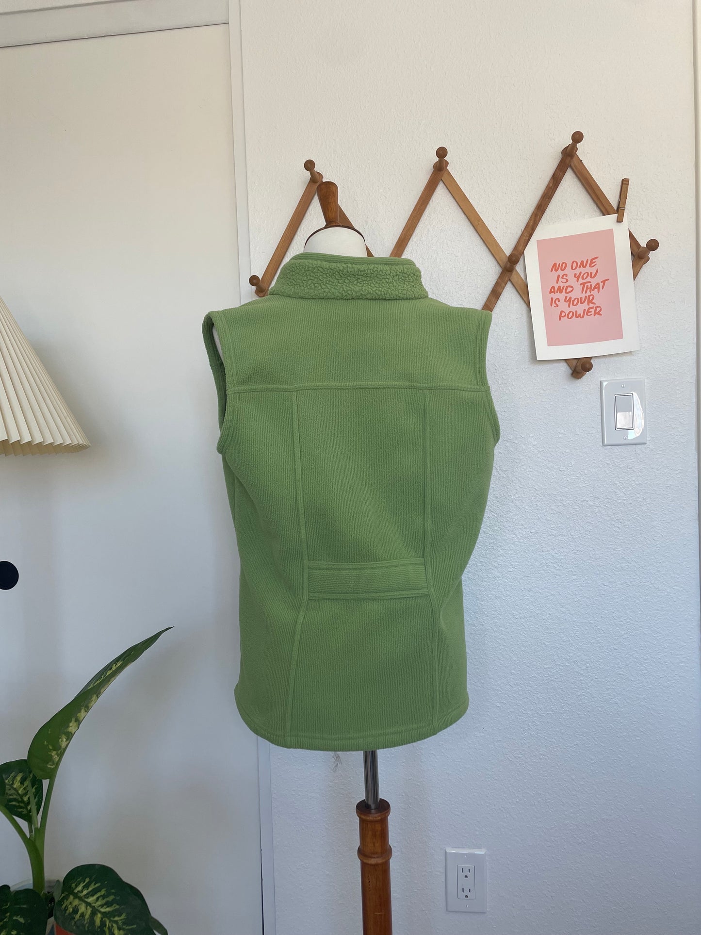 Green Fleece Vest (L)