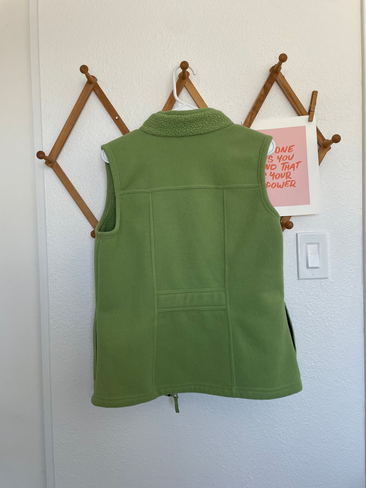 Green Fleece Vest (L)