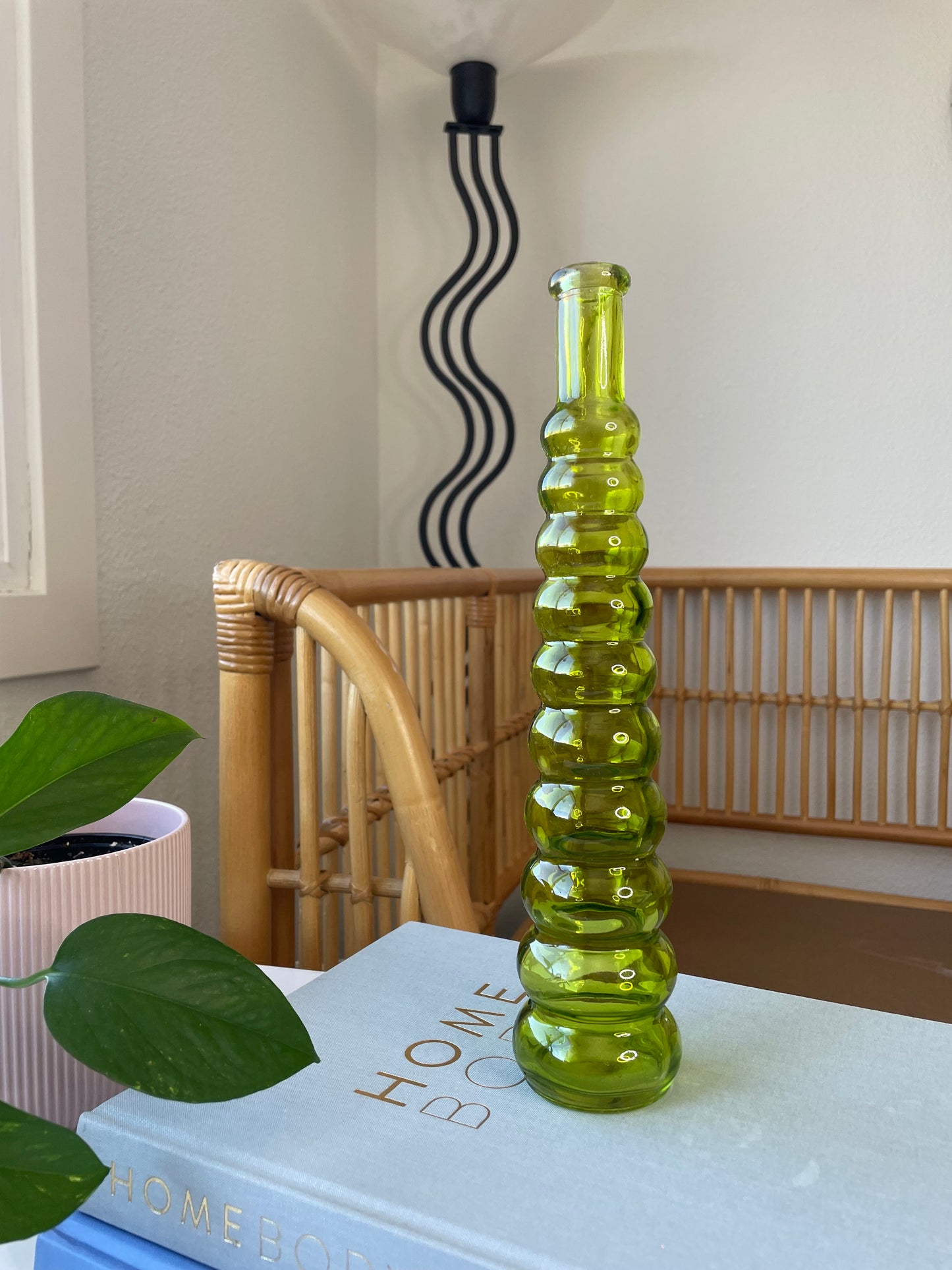 Green Bubble Vase