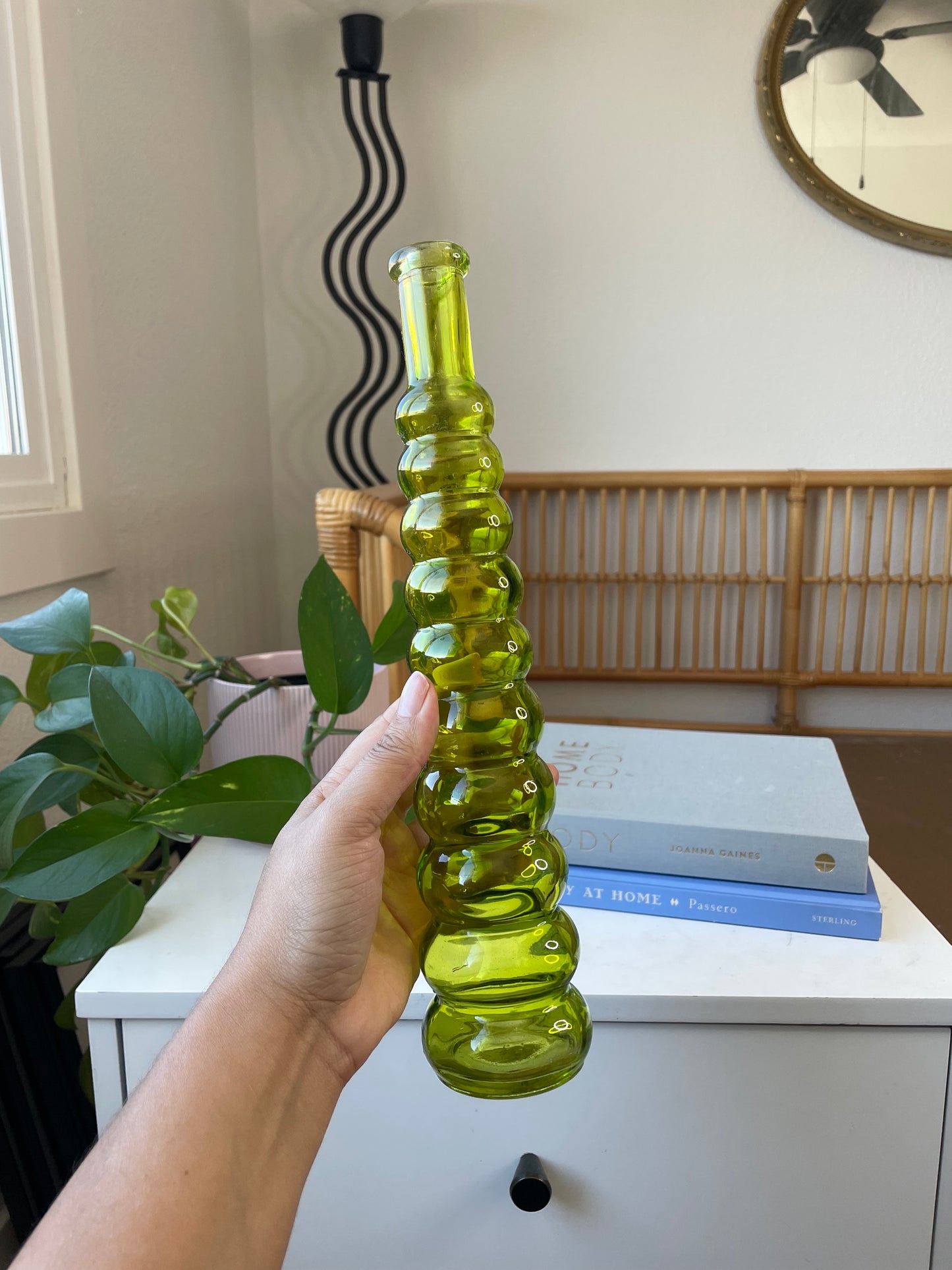 Green Bubble Vase