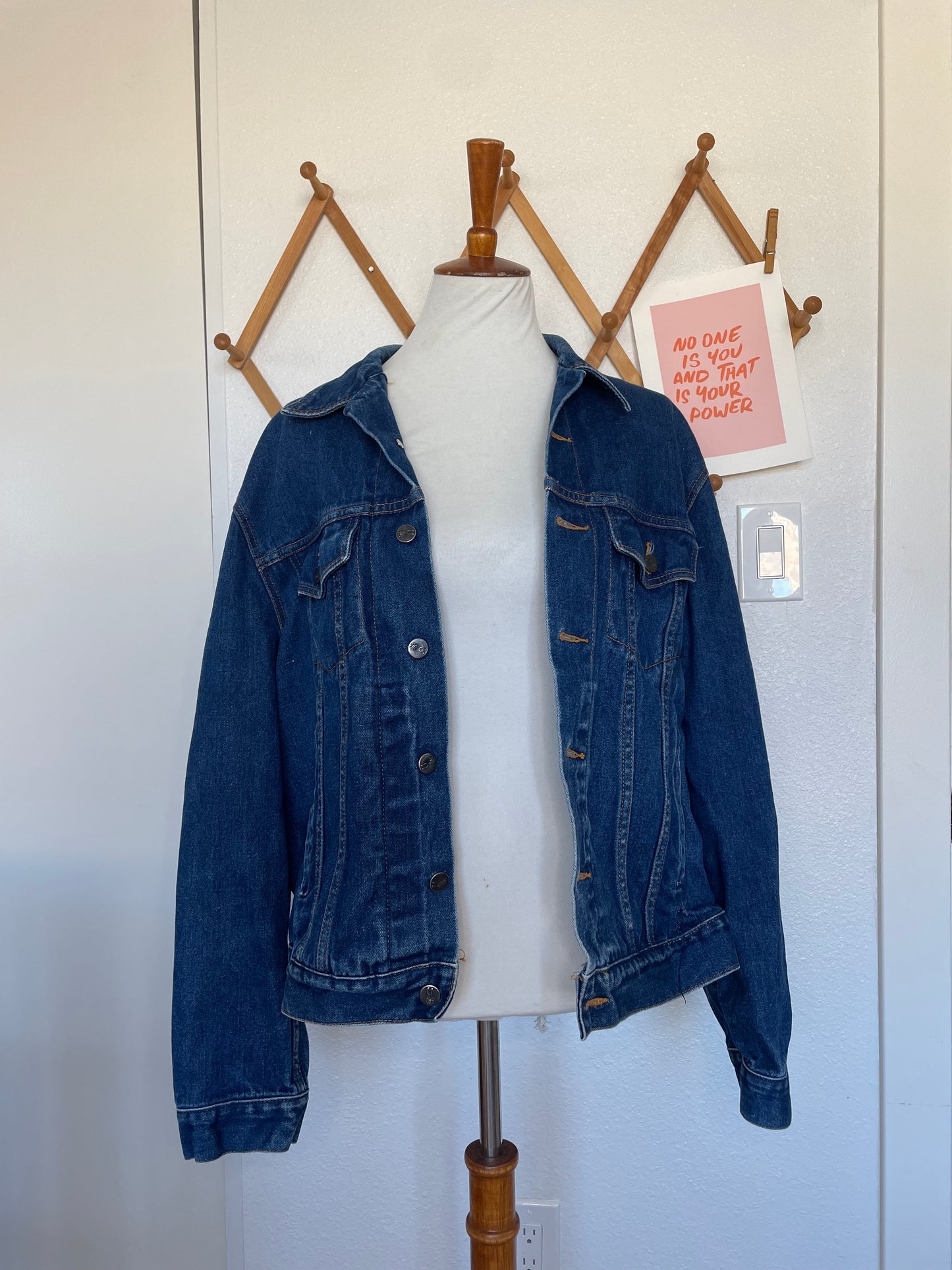 Vintage Denim Jacket (XL)