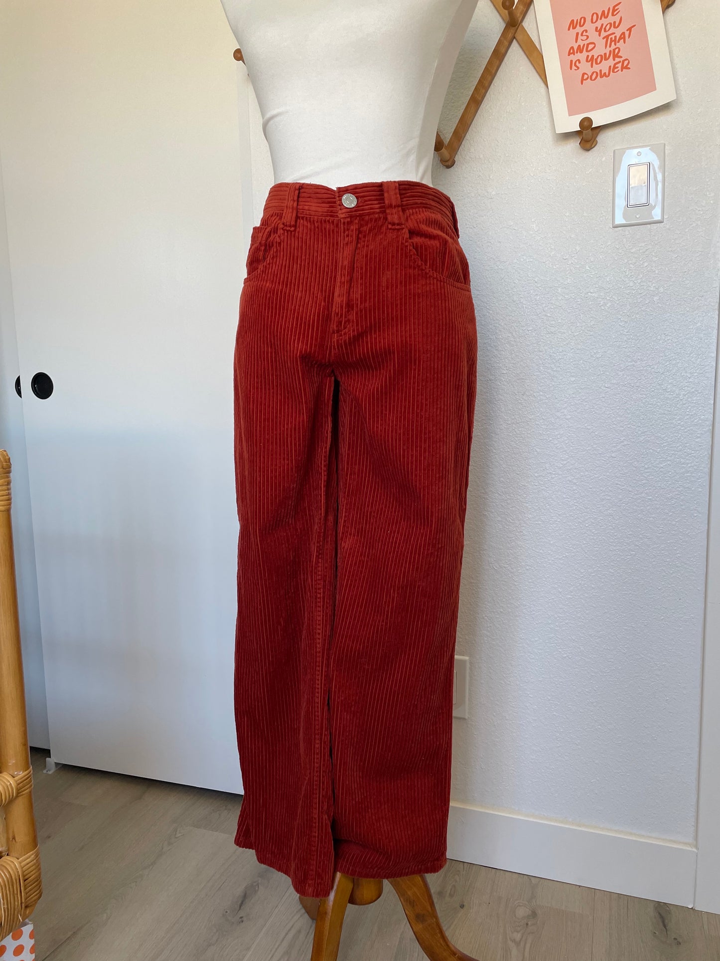 Orange Corduroy Pants (S)