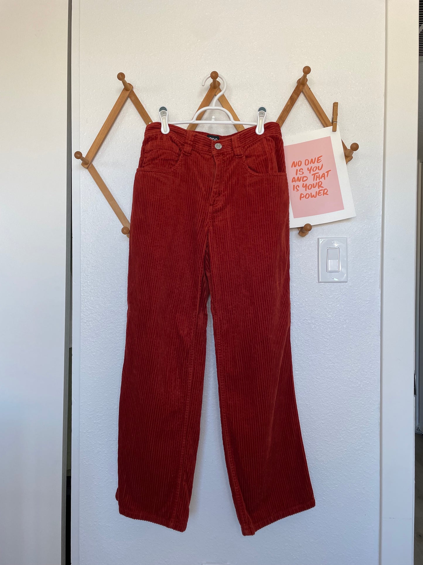 Orange Corduroy Pants (S)