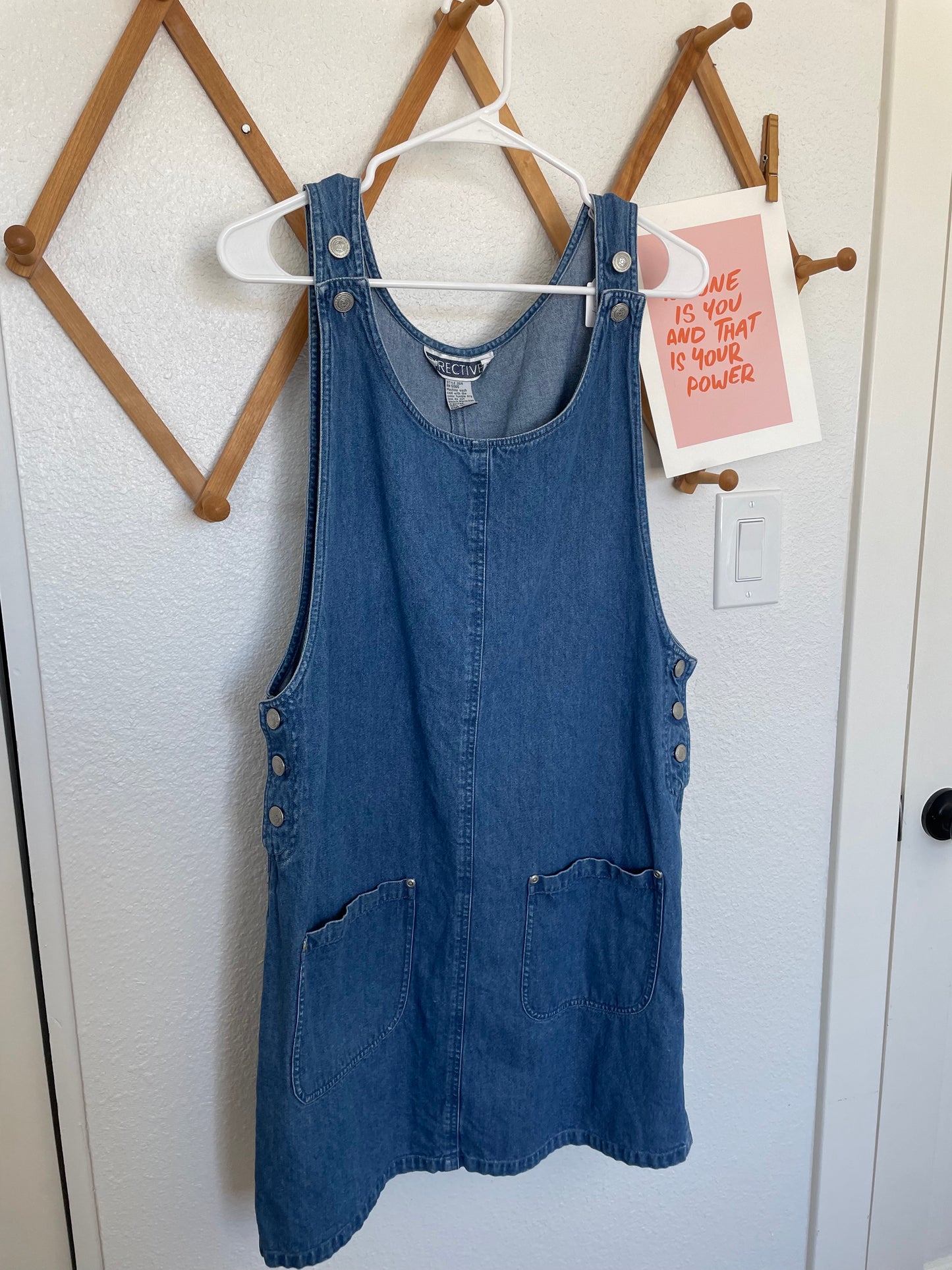 Vintage Denim Dress (L)