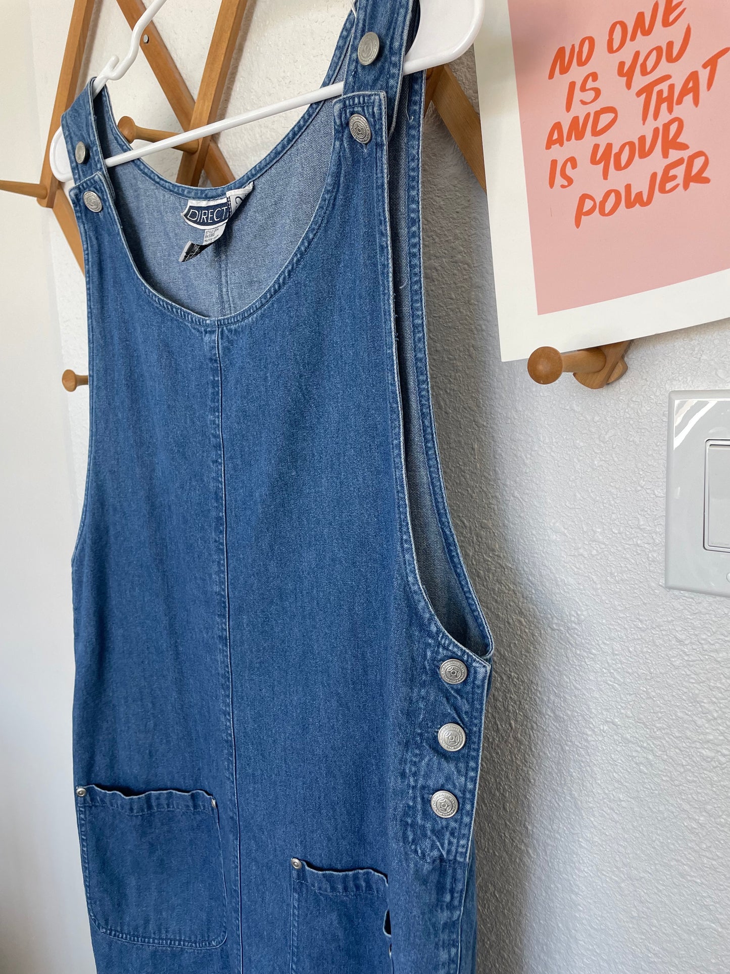 Vintage Denim Dress (L)