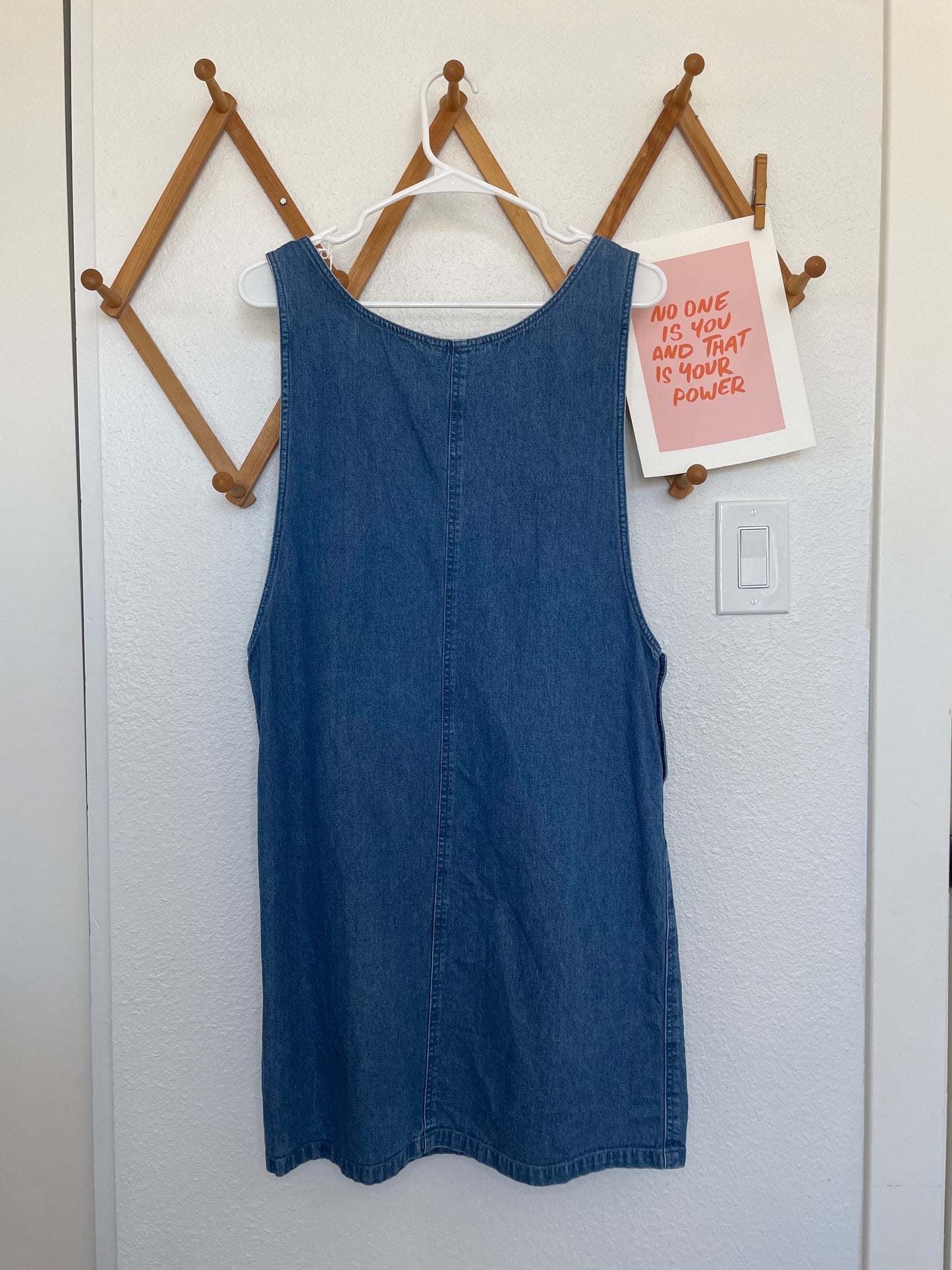 Vintage Denim Dress (L)