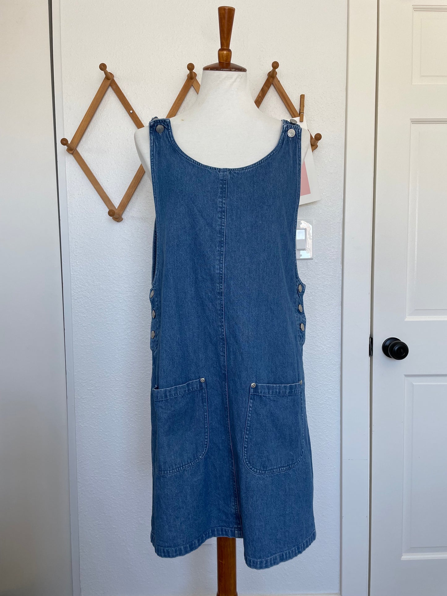 Vintage Denim Dress (L)