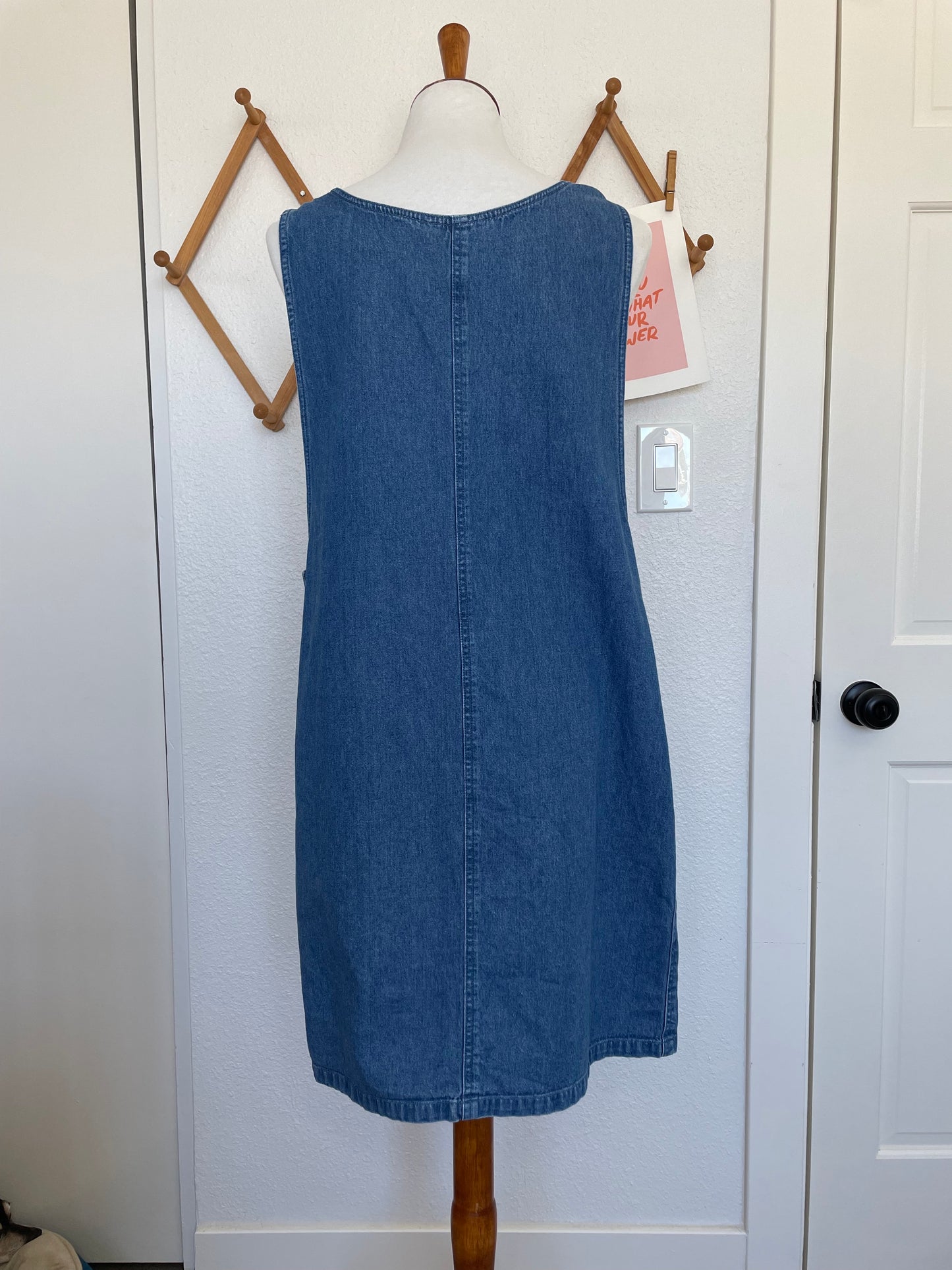 Vintage Denim Dress (L)