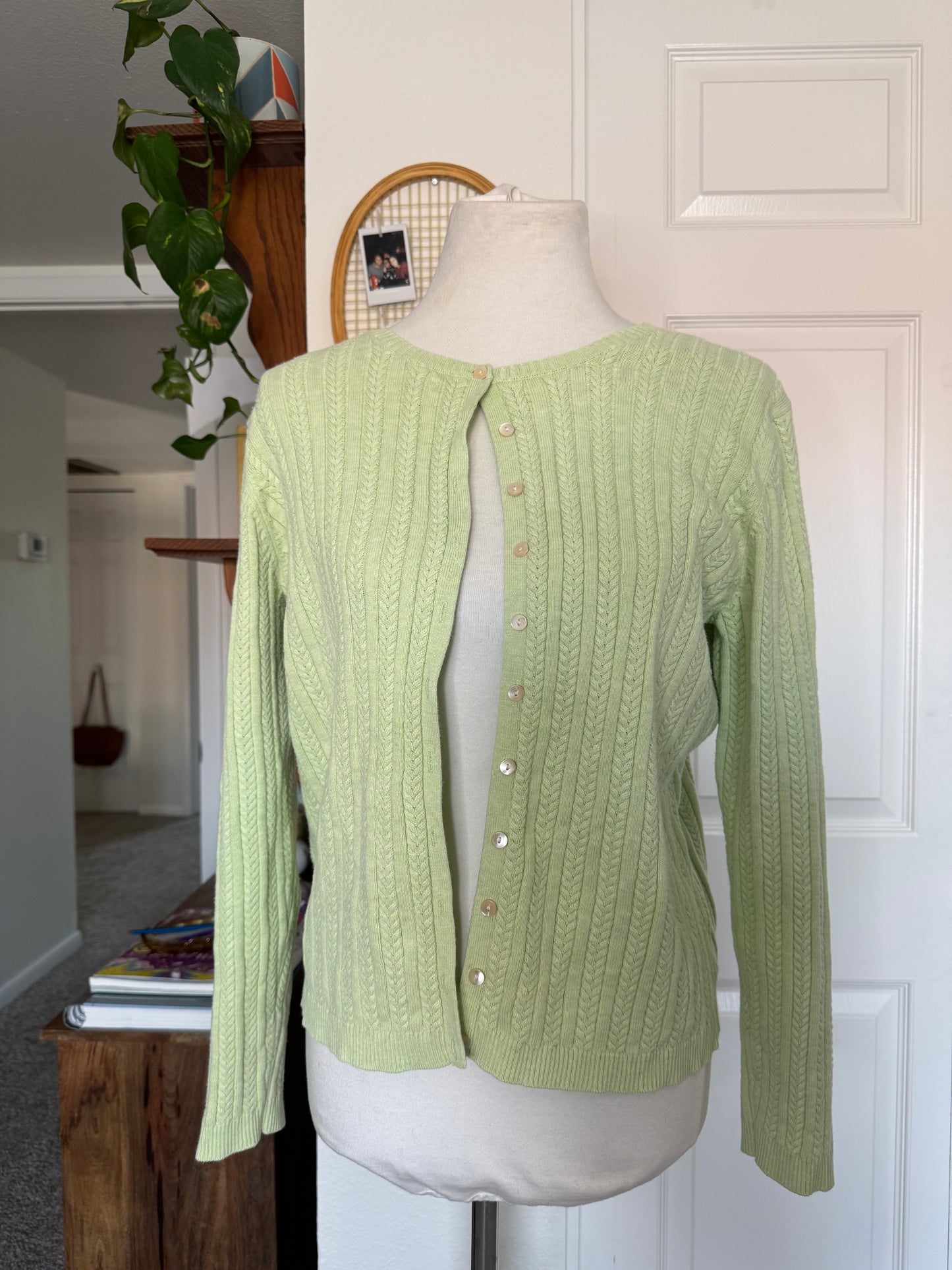 Matcha Green Cardigan (L)