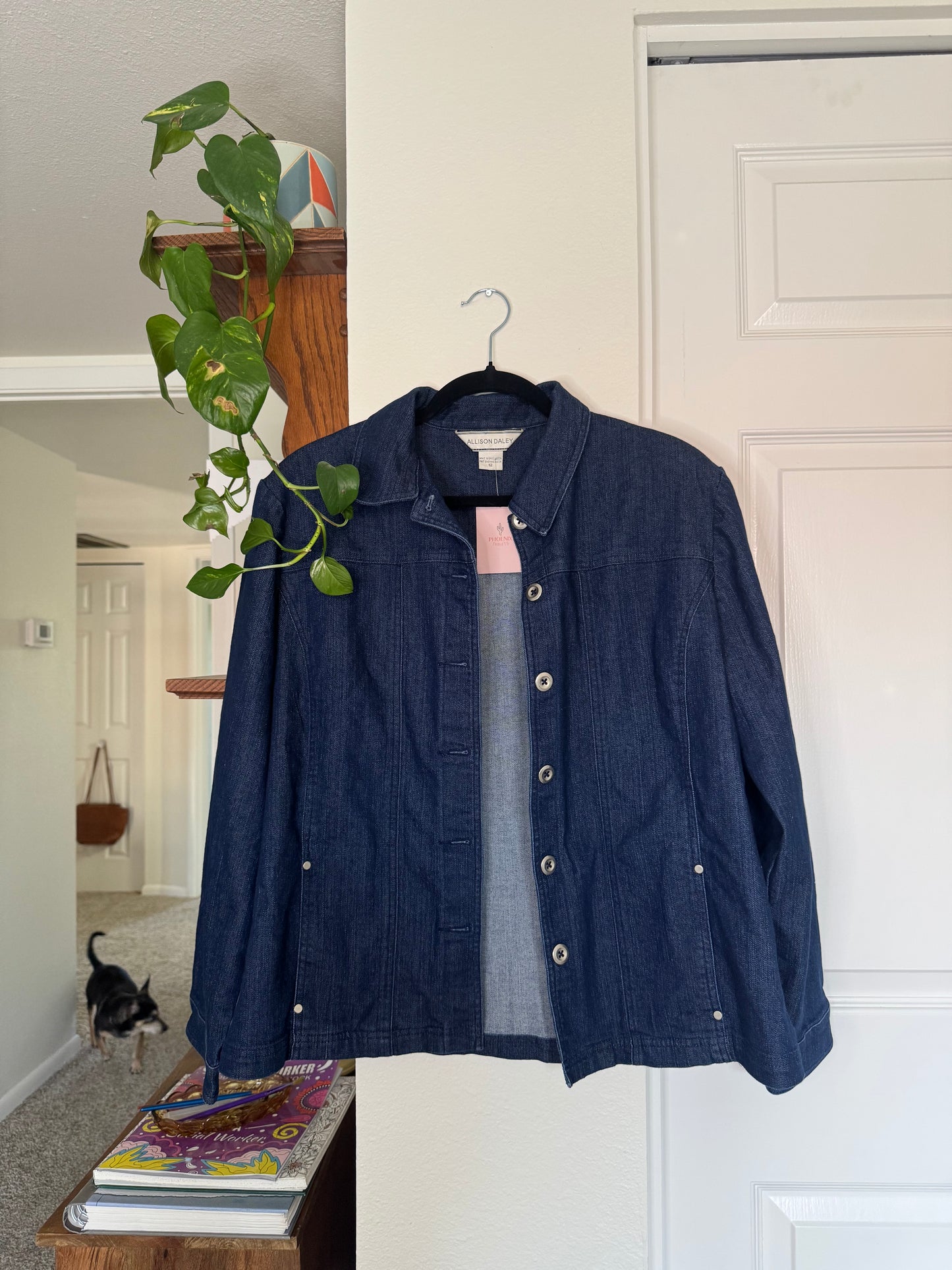 Vintage Dark Wash Denim Jacket (12)