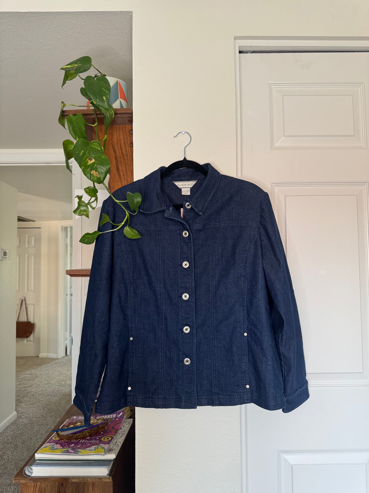 Vintage Dark Wash Denim Jacket (12)
