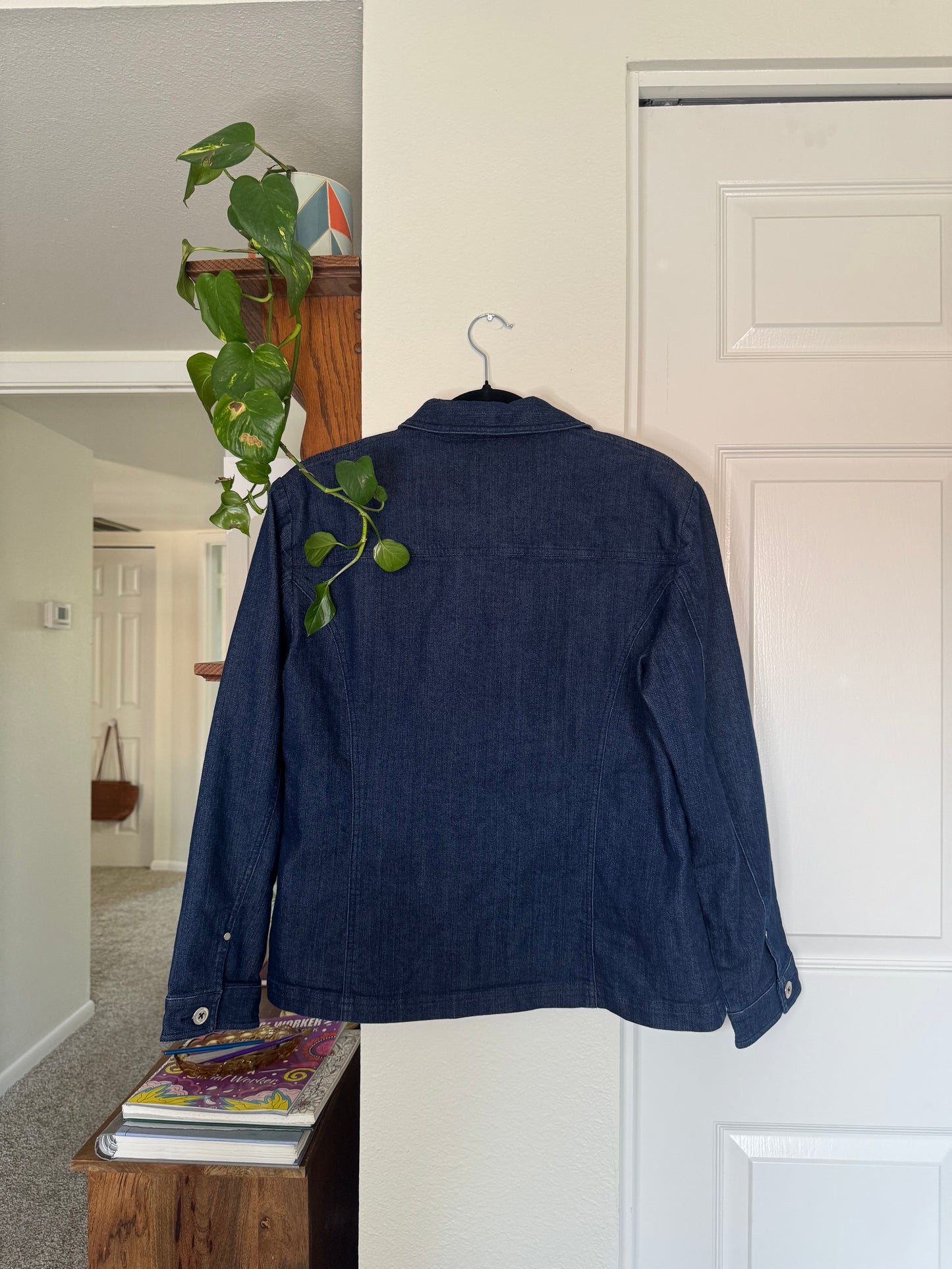 Vintage Dark Wash Denim Jacket (12)