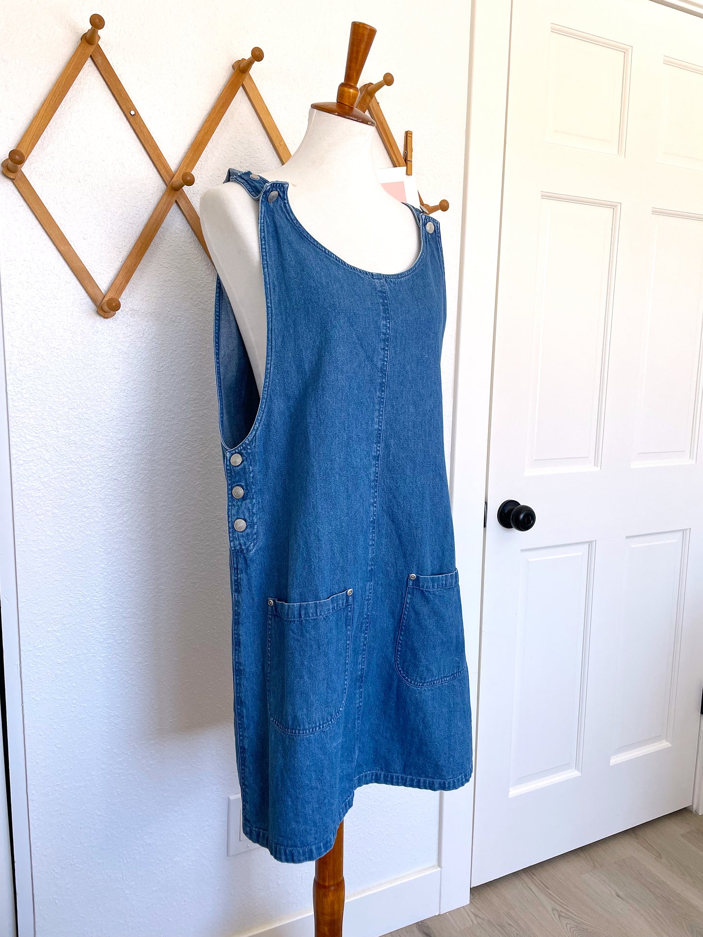 Vintage Denim Dress (L)