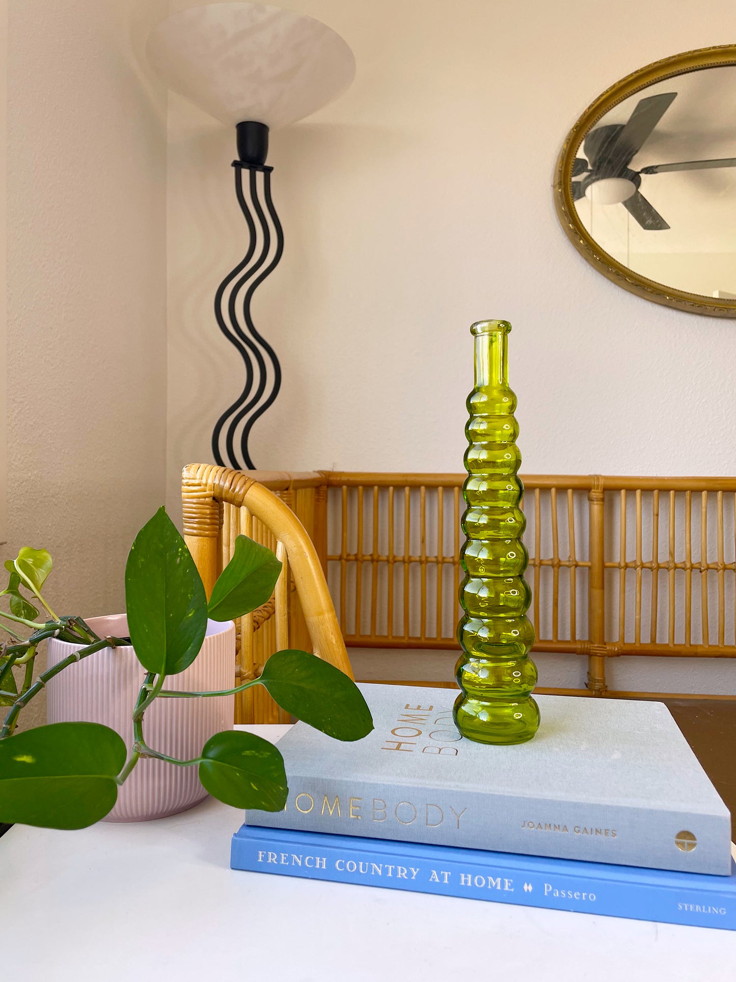 Green Bubble Vase