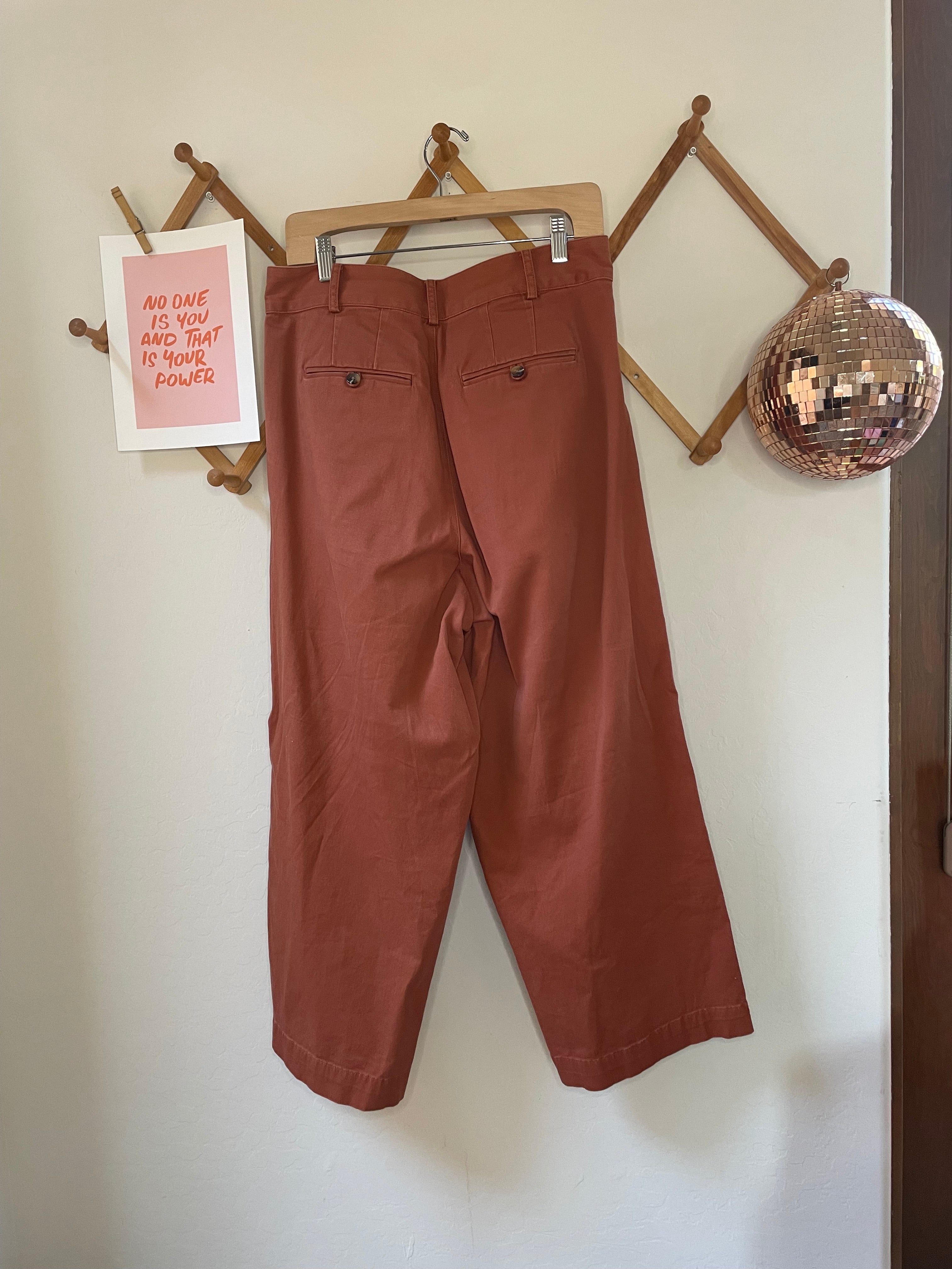 Madewell best sale orange pants